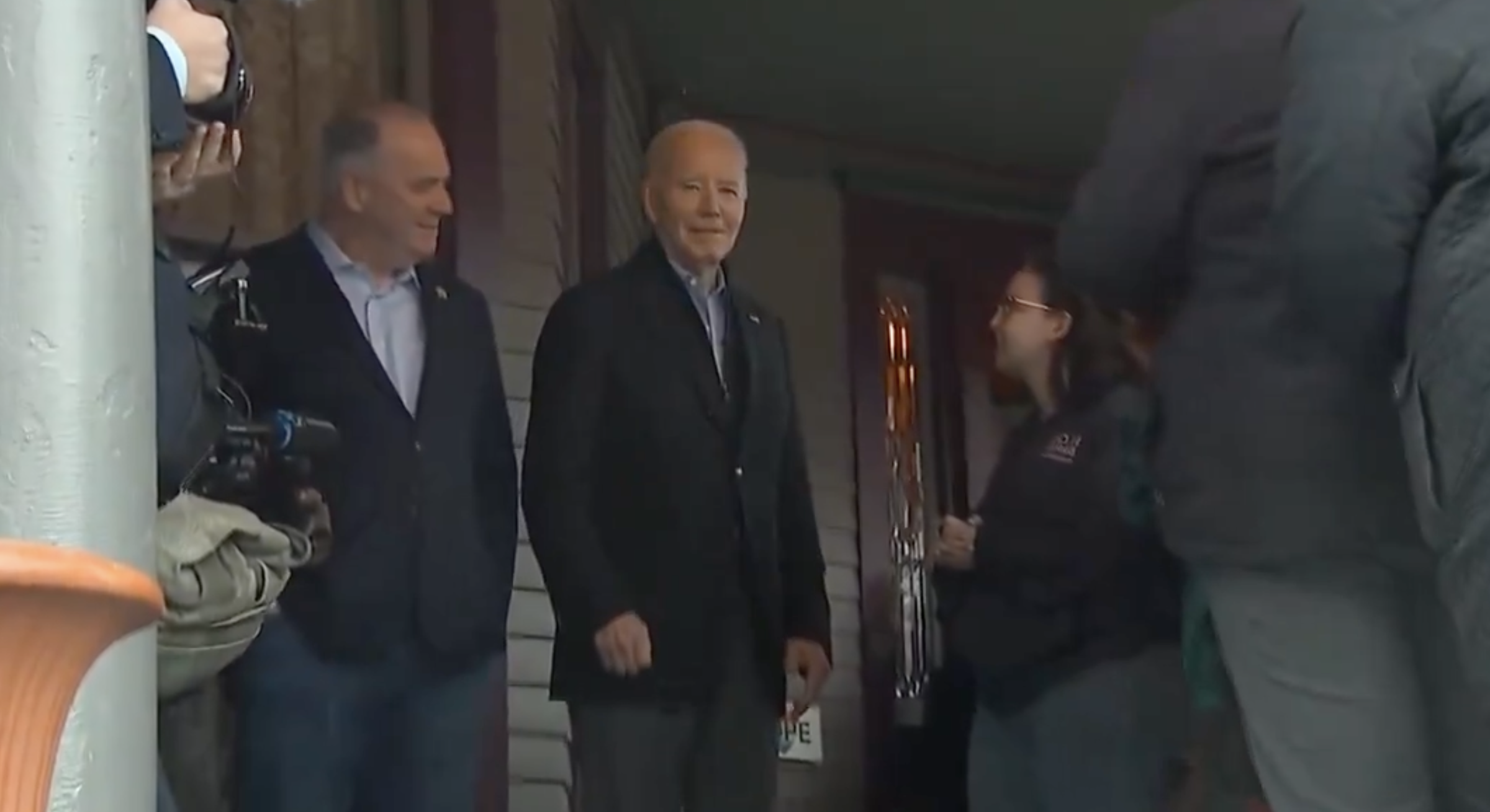 Biden at campaign stop in Saginaw Michigan Twitter