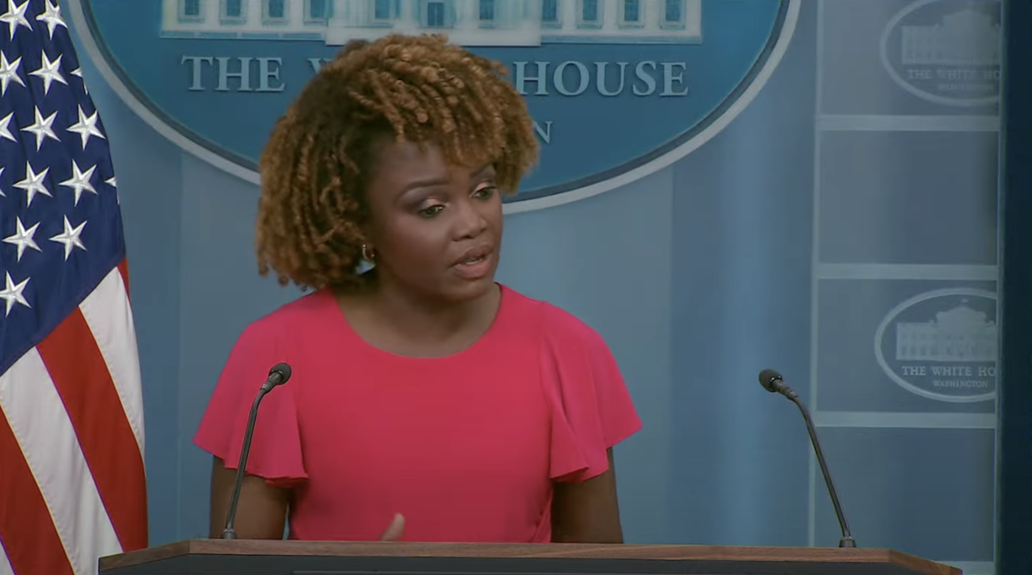 Karine Jean-Pierre from Whitehouse Youtube channel