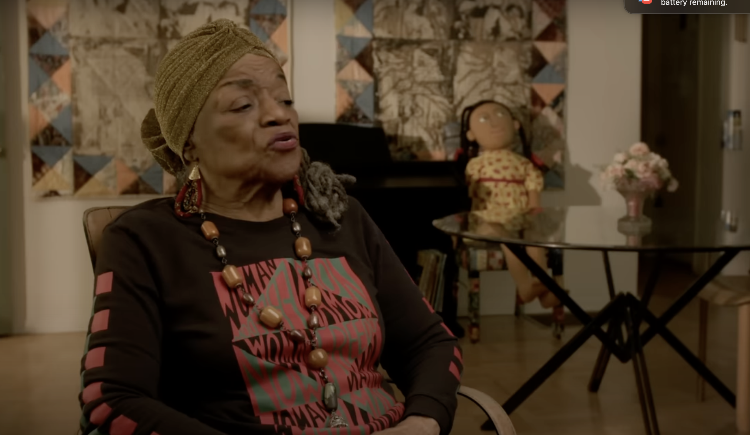 Faith Ringgold from interview on YouTube