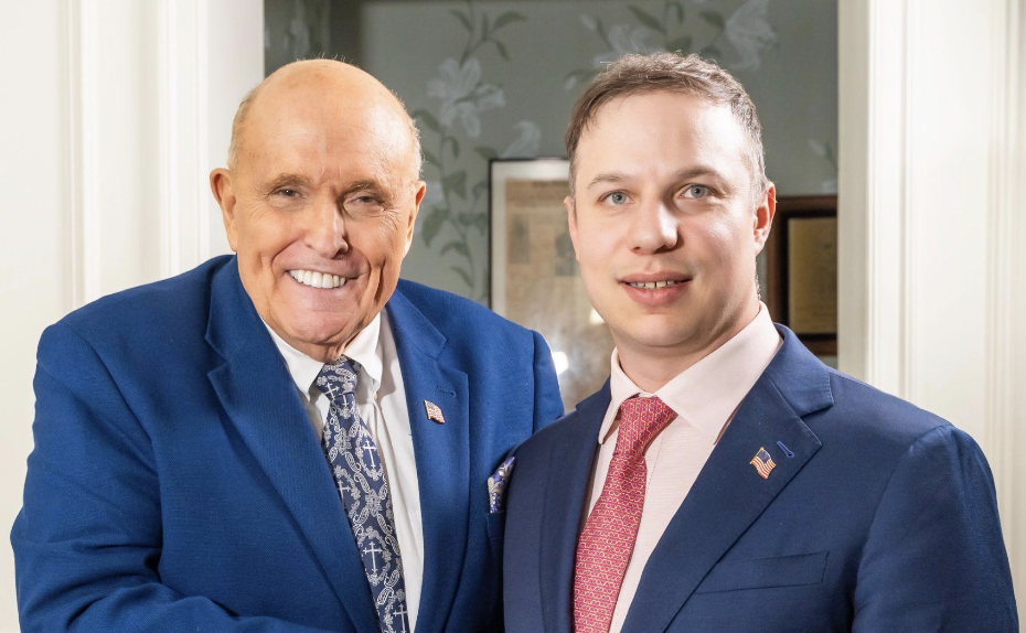 Rudy Giuliani and Anthony Constantino